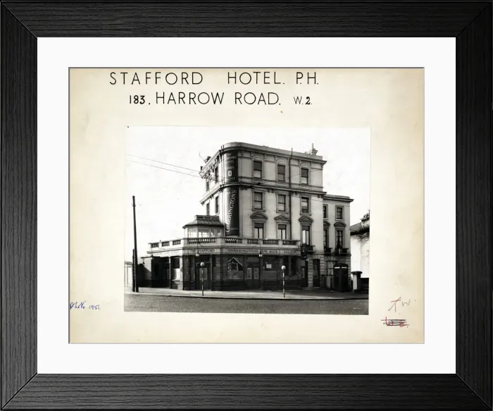 Framed Print : Photograph of Stafford Hotel, Harrow, London Framed Print : Photograph of Stafford Hotel, Harrow, London