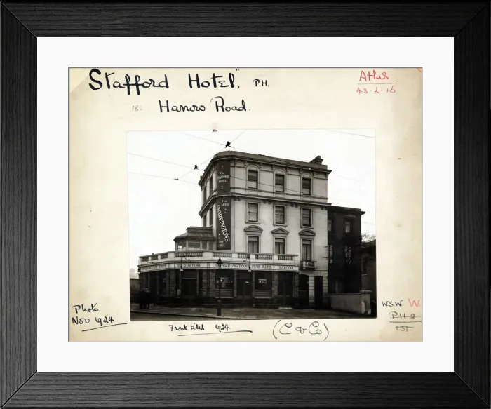 Framed Print : Photograph of Stafford Hotel, Harrow, London Framed Print : Photograph of Stafford Hotel, Harrow, London