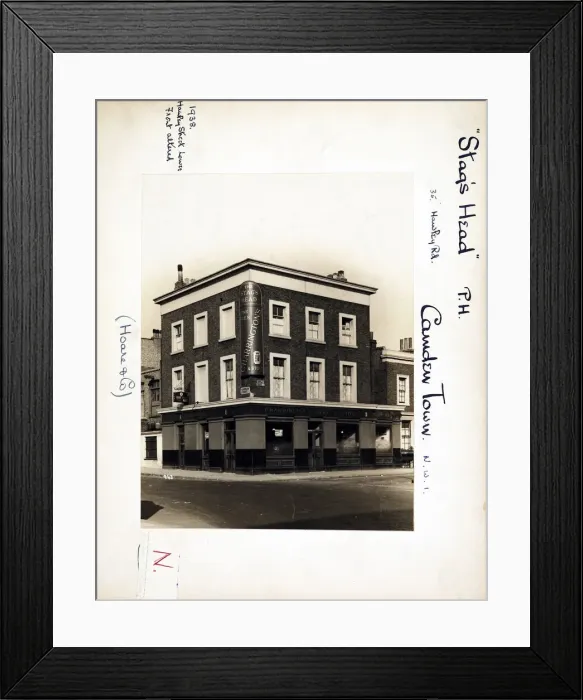 Framed Print : Photograph of Stags Head PH, Camden Town, London Framed Print : Photograph of Stags Head PH, Camden Town, London