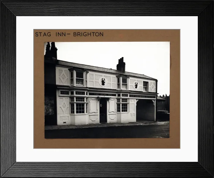Framed Print : Photograph of Stag Inn, Brighton, Sussex Framed Print : Photograph of Stag Inn, Brighton, Sussex