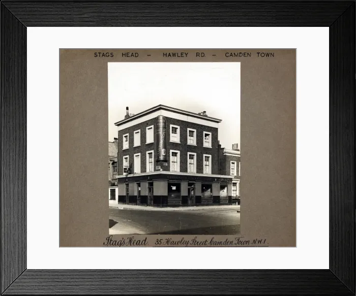 Framed Print : Photograph of Stags Head PH, Camden Town, London Framed Print : Photograph of Stags Head PH, Camden Town, London