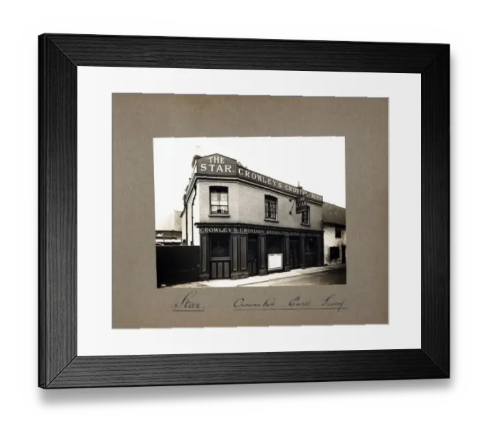 Framed Print : Photograph of Star PH, Ewell, Surrey Framed Print : Photograph of Star PH, Ewell, Surrey
