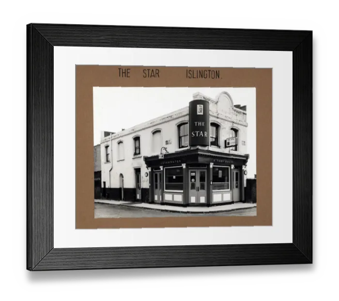 Framed Print : Photograph of Star PH, Islington, London Framed Print : Photograph of Star PH, Islington, London
