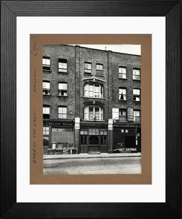 Framed Print : Photograph of Star of the East PH, Hackney, London