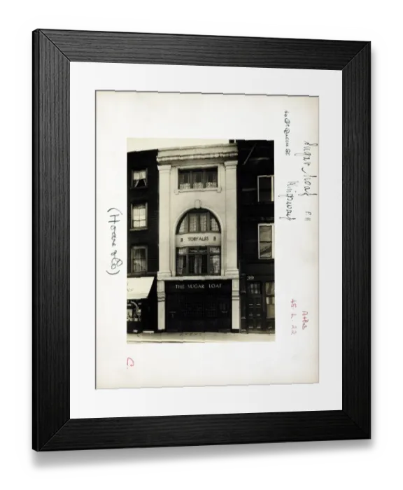 Framed Print : Photograph of Sugar Loaf PH, Kingsway, London Framed Print : Photograph of Sugar Loaf PH, Kingsway, London
