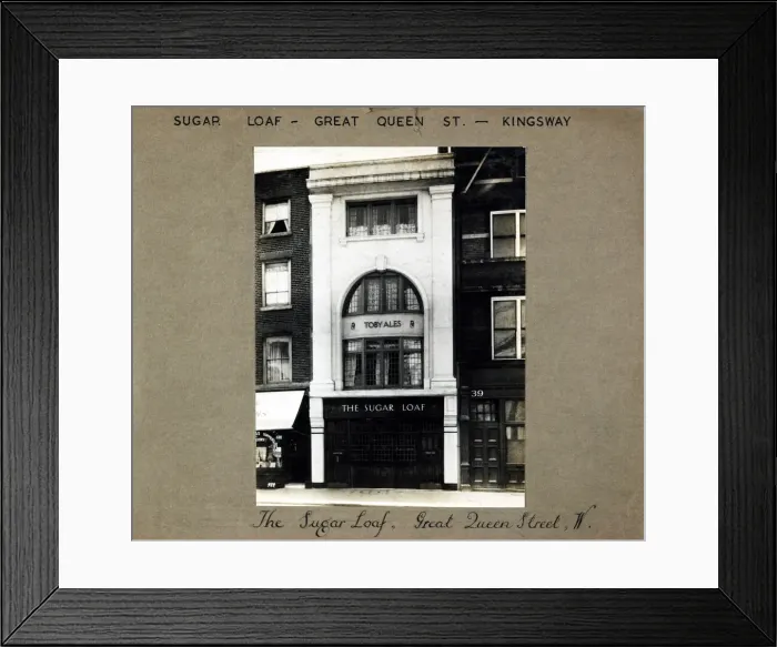 Framed Print : Photograph of Sugar Loaf PH, Kingsway, London Framed Print : Photograph of Sugar Loaf PH, Kingsway, London