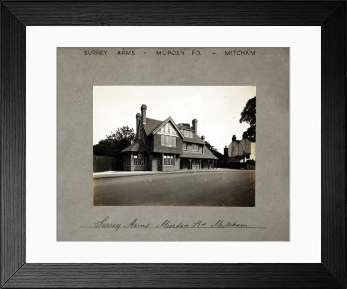 Framed Print : Photograph of Surrey Arms, Mitcham, Greater London Framed Print : Photograph of Surrey Arms, Mitcham, Greater London