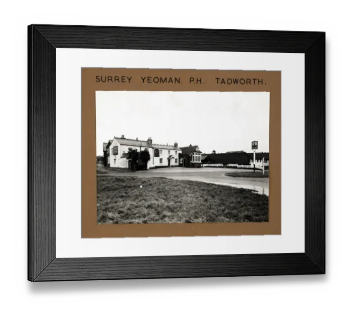 Framed Print : Photograph of Surrey Yeoman PH, Tadworth, Surrey Framed Print : Photograph of Surrey Yeoman PH, Tadworth, Surrey