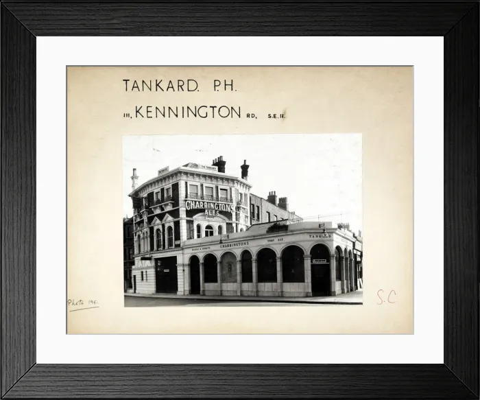 Framed Print : Photograph of Tankard PH, Kennington, London Framed Print : Photograph of Tankard PH, Kennington, London