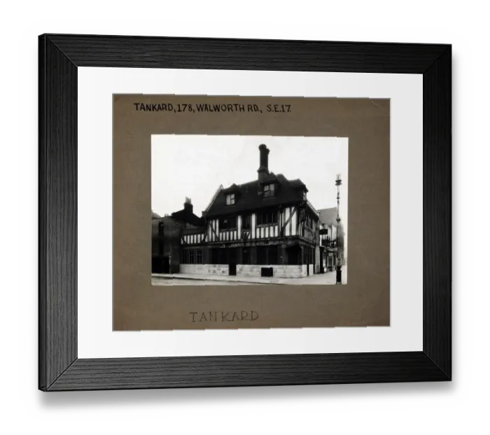 Framed Print : Photograph of Tankard PH, Walworth, London Framed Print : Photograph of Tankard PH, Walworth, London