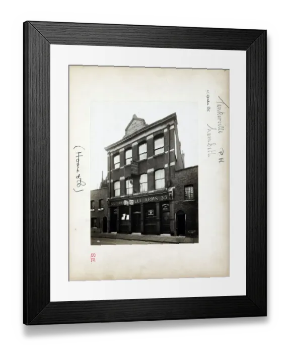 Framed Print : Photograph of Tankerville Arms, Lambeth, London Framed Print : Photograph of Tankerville Arms, Lambeth, London