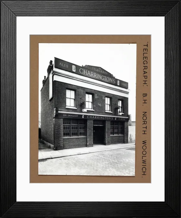 Framed Print : Photograph of Telegraph PH, North Woolwich, London Framed Print : Photograph of Telegraph PH, North Woolwich, London