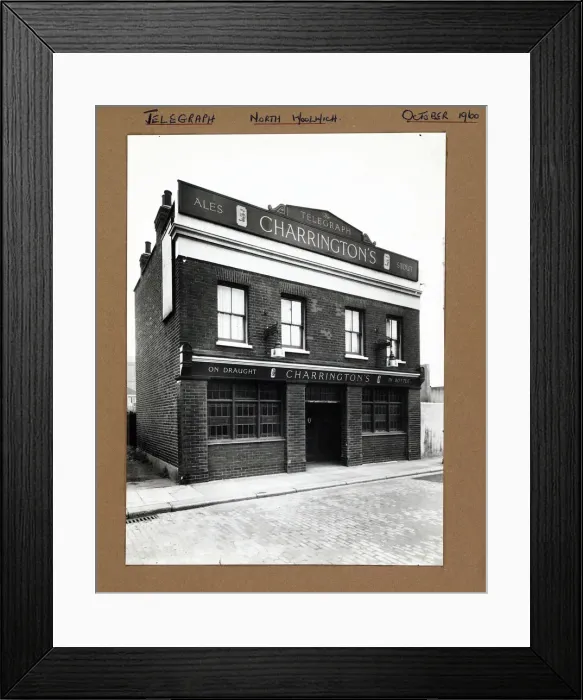Framed Print : Photograph of Telegraph PH, North Woolwich, London Framed Print : Photograph of Telegraph PH, North Woolwich, London
