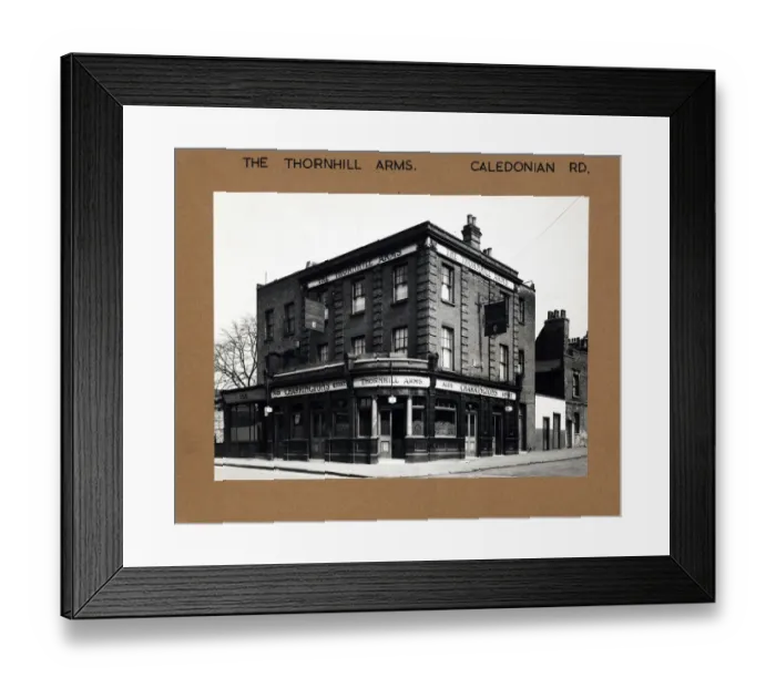 Framed Print : Photograph of Thornhill Arms, Kings Cross, London Framed Print : Photograph of Thornhill Arms, Kings Cross, London