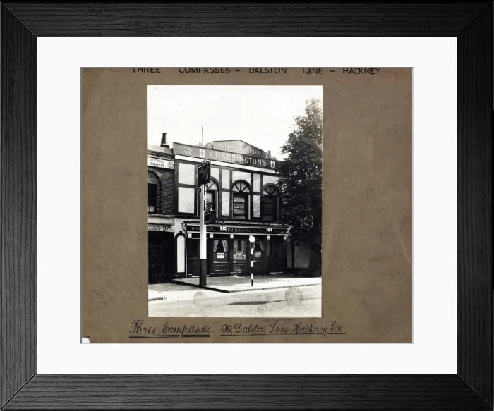 Framed Print : Photograph of Three Compasses PH, Hackney, London Framed Print : Photograph of Three Compasses PH, Hackney, London