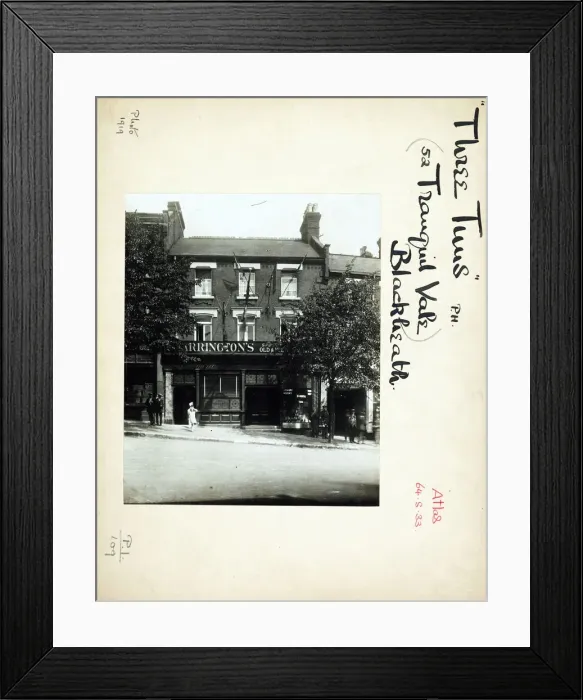 Framed Print : Photograph of Three Tuns PH, Blackheath, London Framed Print : Photograph of Three Tuns PH, Blackheath, London