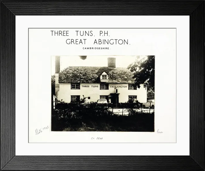 Framed Print : Photograph of Three Tuns PH, Great Abington, Cambridgeshire Framed Print : Photograph of Three Tuns PH, Great Abington, Cambridgeshire