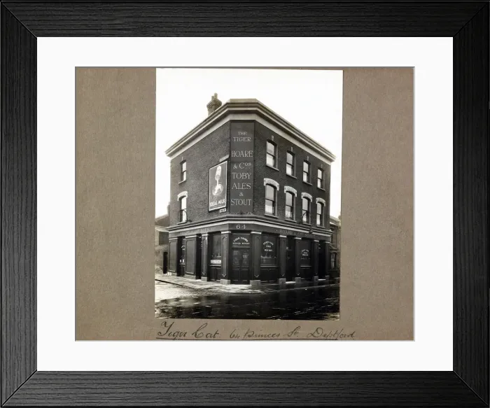 Framed Print : Photograph of Tiger PH, Deptford, London Framed Print : Photograph of Tiger PH, Deptford, London