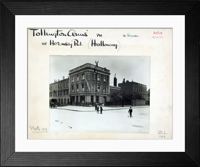 Framed Print : Photograph of Tollington PH, Holloway, London Framed Print : Photograph of Tollington PH, Holloway, London