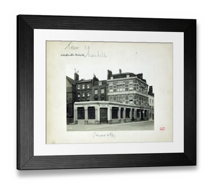 Framed Print : Photograph of Tower PH, Lambeth, London Framed Print : Photograph of Tower PH, Lambeth, London