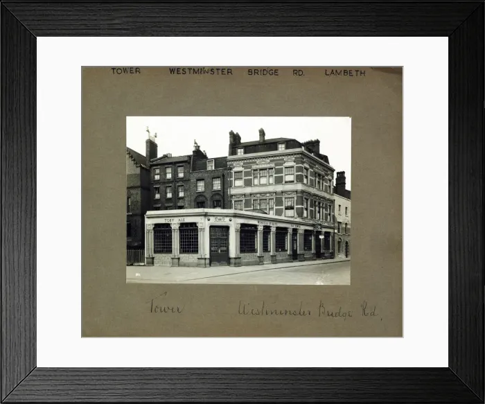 Framed Print : Photograph of Tower PH, Lambeth, London Framed Print : Photograph of Tower PH, Lambeth, London