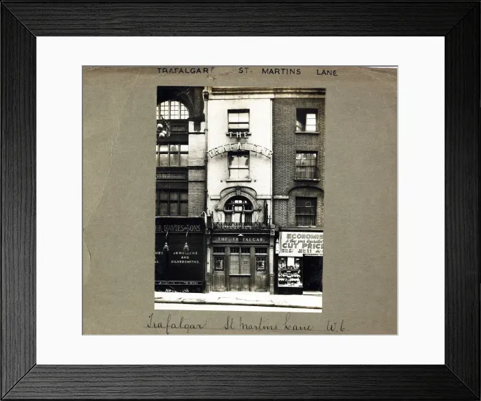 Framed Print : Photograph of Trafalgar PH, Strand, London Framed Print : Photograph of Trafalgar PH, Strand, London