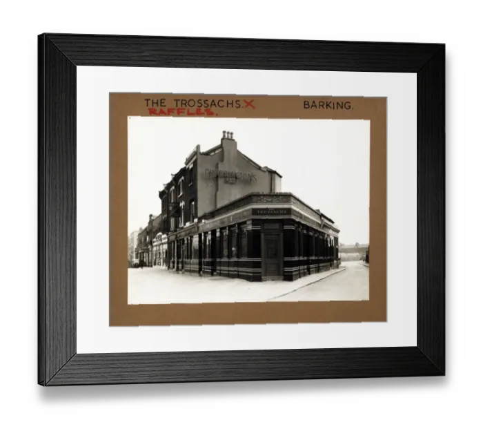 Framed Print : Photograph of Trossachs PH, Barking, Essex Framed Print : Photograph of Trossachs PH, Barking, Essex