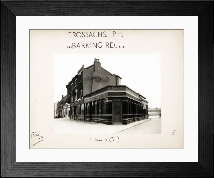 Framed Print : Photograph of Trossachs PH, Barking, Essex Framed Print : Photograph of Trossachs PH, Barking, Essex
