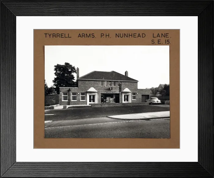 Framed Print : Photograph of Tyrell Arms, Nunhead (New), London Framed Print : Photograph of Tyrell Arms, Nunhead (New), London
