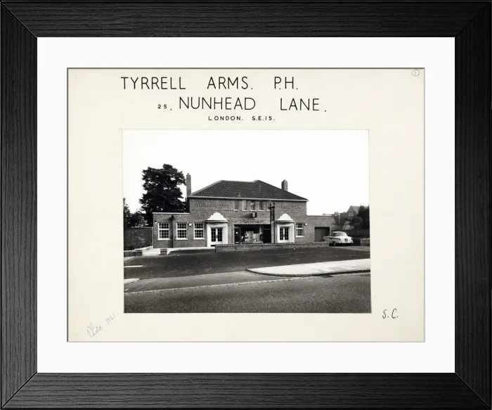 Framed Print : Photograph of Tyrell Arms, Nunhead (New), London Framed Print : Photograph of Tyrell Arms, Nunhead (New), London