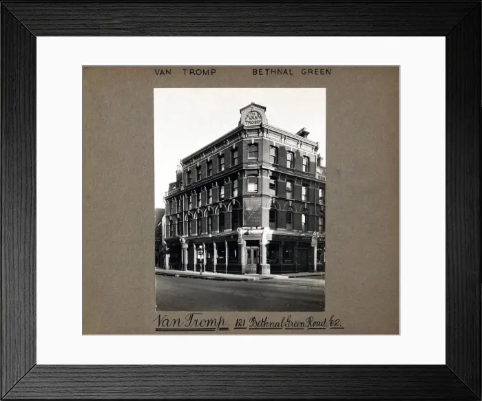 Framed Print : Photograph of Van Tromp PH, Bethnal Green, London Framed Print : Photograph of Van Tromp PH, Bethnal Green, London