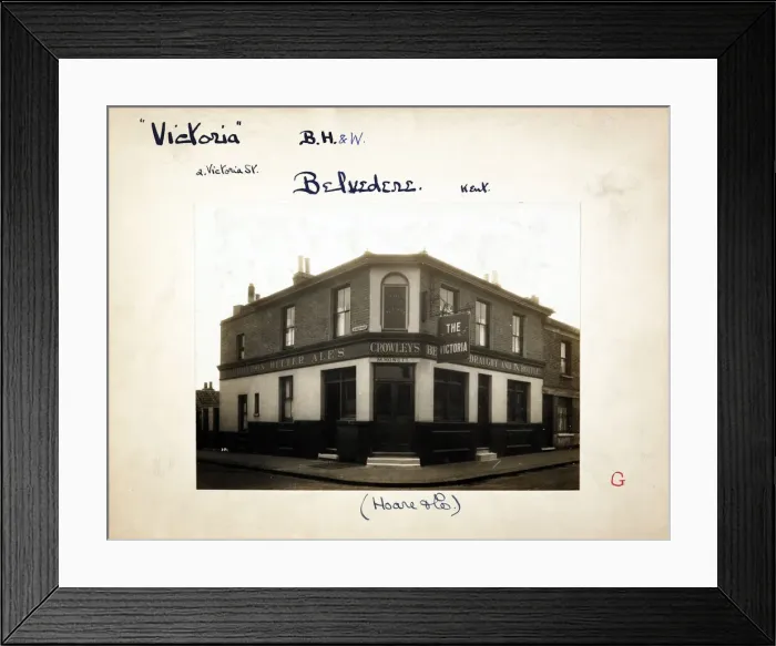 Framed Print : Photograph of Victoria PH, Belvedere, Greater London Framed Print : Photograph of Victoria PH, Belvedere, Greater London