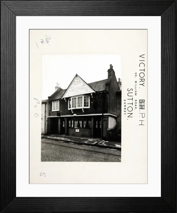 Framed Print : Photograph of Victory PH, Sutton, Surrey