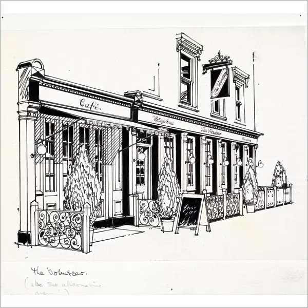 Sketch of Volunteer PH, Baker Street, London