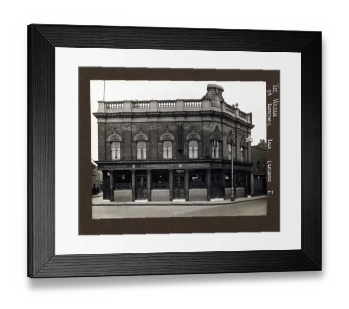 Framed Print : Photograph of Vulcan PH, Limehouse, London Framed Print : Photograph of Vulcan PH, Limehouse, London