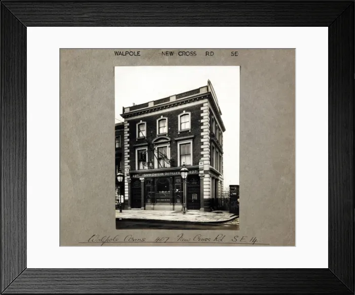 Framed Print : Photograph of Walpole Arms, New Cross, London Framed Print : Photograph of Walpole Arms, New Cross, London