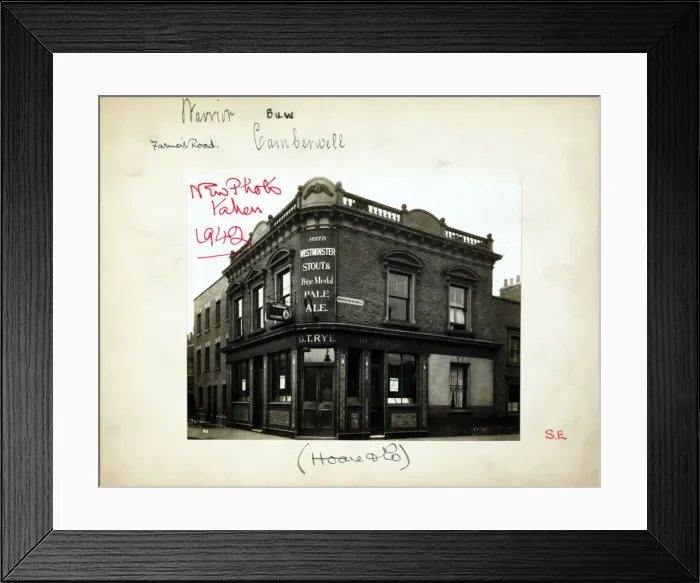 Framed Print : Photograph of Warrior PH, Camberwell, London Framed Print : Photograph of Warrior PH, Camberwell, London