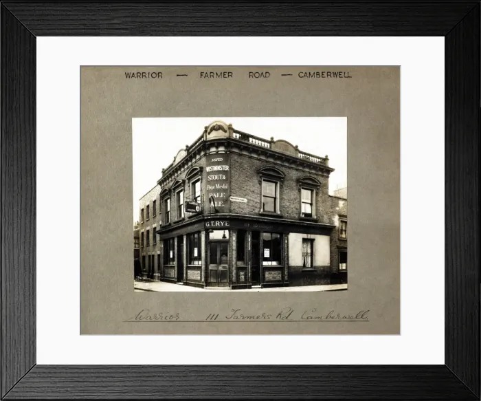 Framed Print : Photograph of Warrior PH, Camberwell, London Framed Print : Photograph of Warrior PH, Camberwell, London