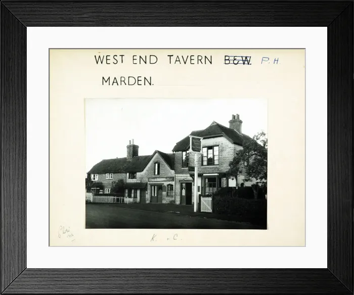 Framed Print : Photograph of West End Tavern, Marden, Kent Framed Print : Photograph of West End Tavern, Marden, Kent
