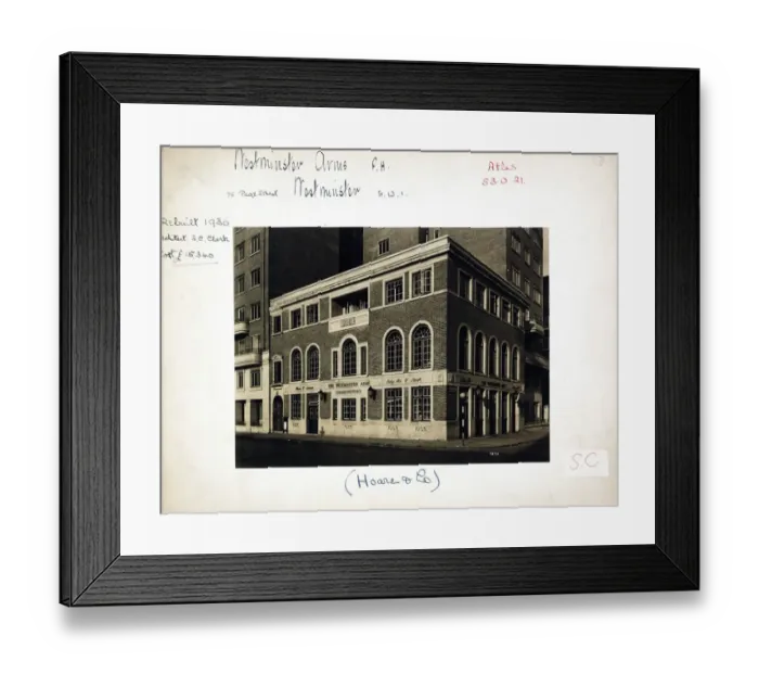Framed Print : Photograph of Westminster Arms, Westminster, London Framed Print : Photograph of Westminster Arms, Westminster, London