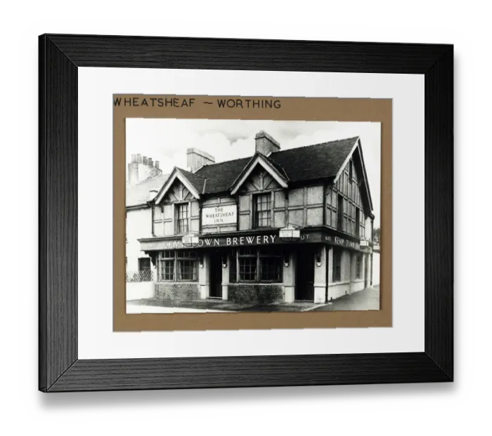 Framed Print : Photograph of Wheatsheaf Inn, Worthing, Sussex Framed Print : Photograph of Wheatsheaf Inn, Worthing, Sussex