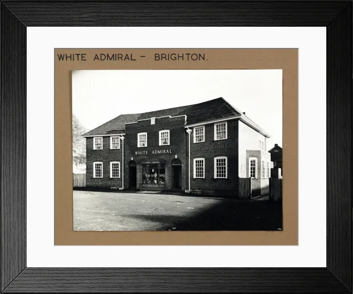 Framed Print : Photograph of White Admiral PH, Brighton, Sussex Framed Print : Photograph of White Admiral PH, Brighton, Sussex