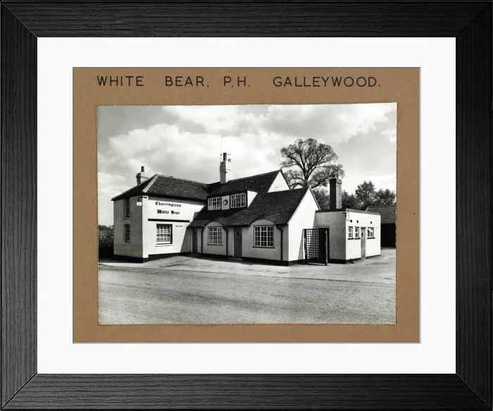 Framed Print : Photograph of White Bear PH, Galleywood, Essex Framed Print : Photograph of White Bear PH, Galleywood, Essex