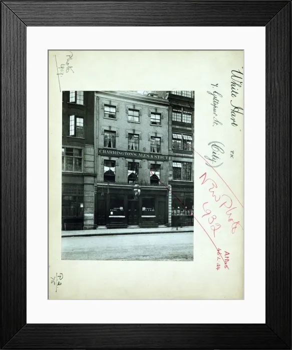 Framed Print : Photograph of White Hart PH, City, London Framed Print : Photograph of White Hart PH, City, London
