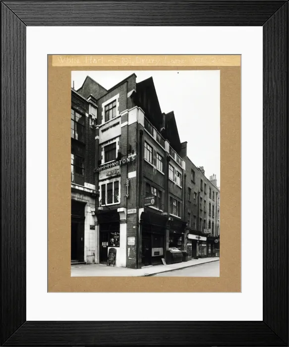 Framed Print : Photograph of White Hart PH, Holborn, London Framed Print : Photograph of White Hart PH, Holborn, London