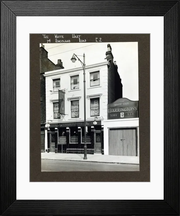 Framed Print : Photograph of White Hart PH, Kingsland, London Framed Print : Photograph of White Hart PH, Kingsland, London