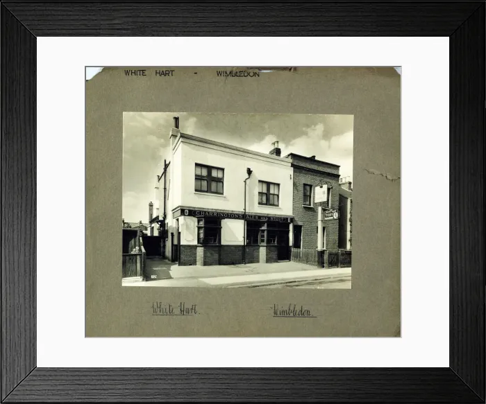 Framed Print : Photograph of White Hart PH, Wimbledon (New), London Framed Print : Photograph of White Hart PH, Wimbledon (New), London