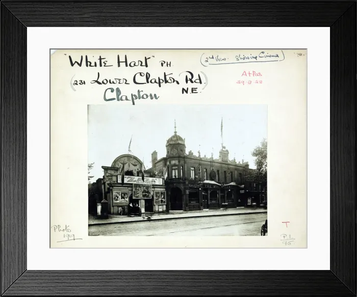 Framed Print : Photograph of White Hart Hotel, Clapton, London Framed Print : Photograph of White Hart Hotel, Clapton, London