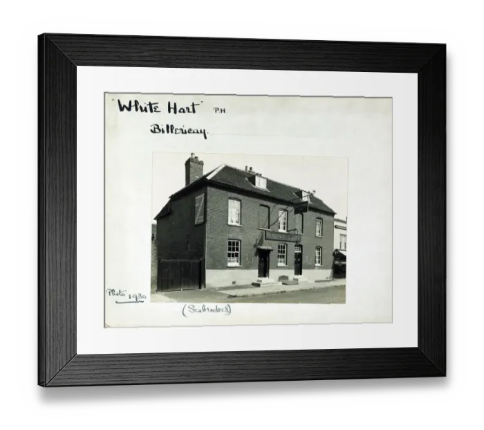 Framed Print : Photograph of White Hart Inn, Billericay, Essex Framed Print : Photograph of White Hart Inn, Billericay, Essex