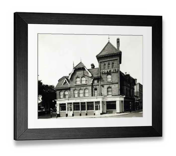 Framed Print : Photograph of White Hart Hotel, Upper Norwood, London Framed Print : Photograph of White Hart Hotel, Upper Norwood, London